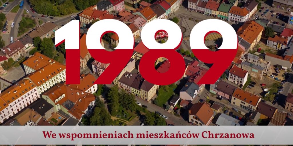 Kadr tytułowy z filmu 1989 rok we wspomnieniach mieszkańców