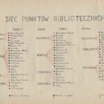 Sieć punktów bibliotecznych, diagram.